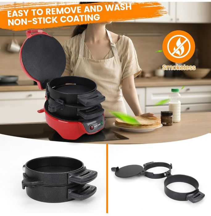 Omelette Ring Sandwich Maker – Aparat 600W pentru Omletă, Burgeri