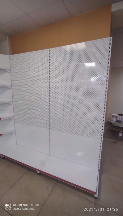 Стеллаж металлические полки кассовый бокс мебель для магазина корзины