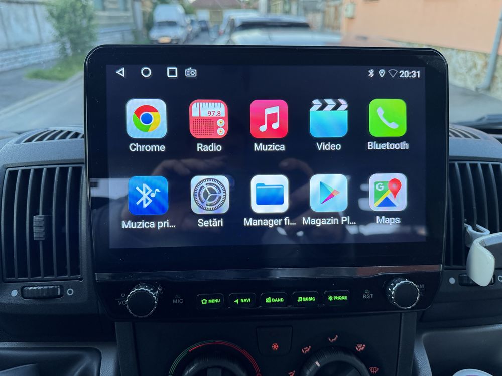 Navigatie android fiat ducato citroen jumper peugeot boxer