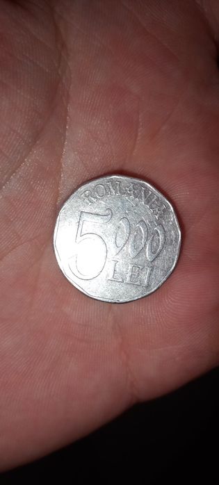 Moneda colecție 5000 lei . An 2003