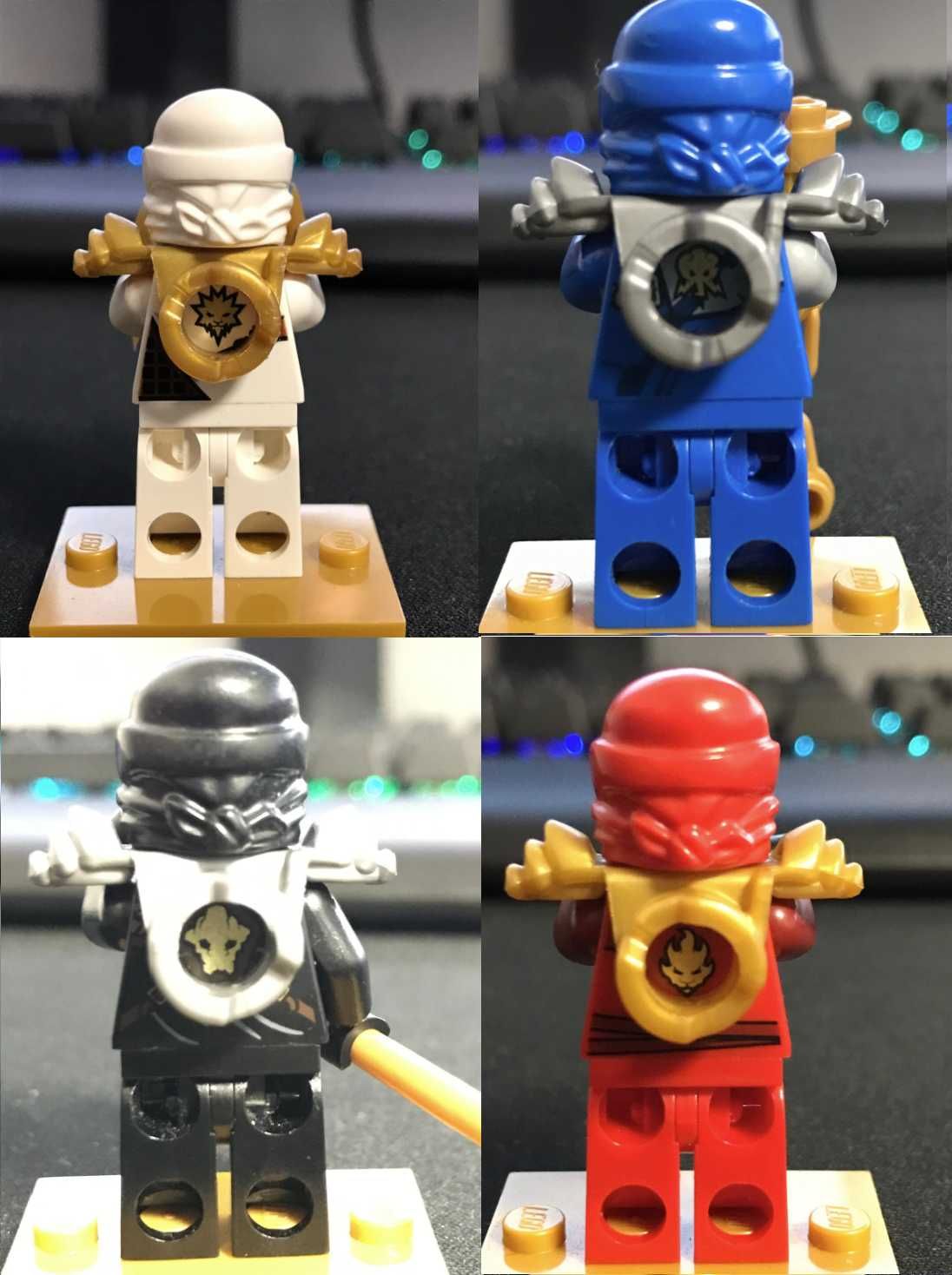 Kai, Jay, Cole, Zane Zx LEGO Ninjago Minifigure Minifigurine