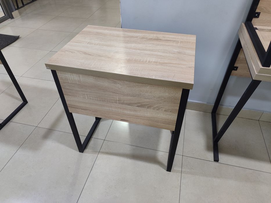 Loft 1 kishilik parta 70x50 ofis va o'quv markazi uchun stol офисный