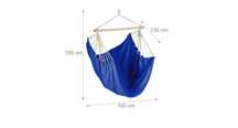 Hamac tip scaun brazilian Relaxdays, pentru interior, terasa