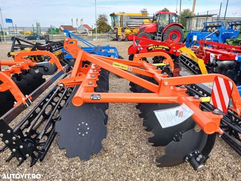 TerFed Grapa cu discuri 2.1 metri-3.4 metri Purtata