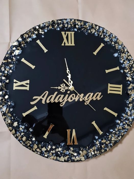 Epoksidniy smoladan soat, часы из эпоксидной смолы