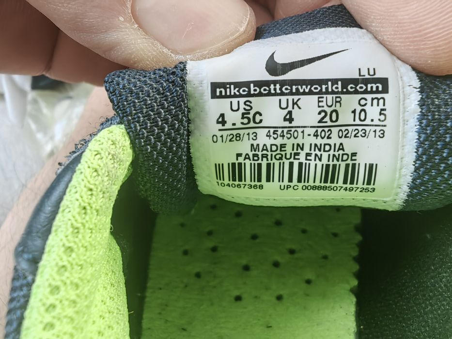 Различни номера бебешки обувки nike