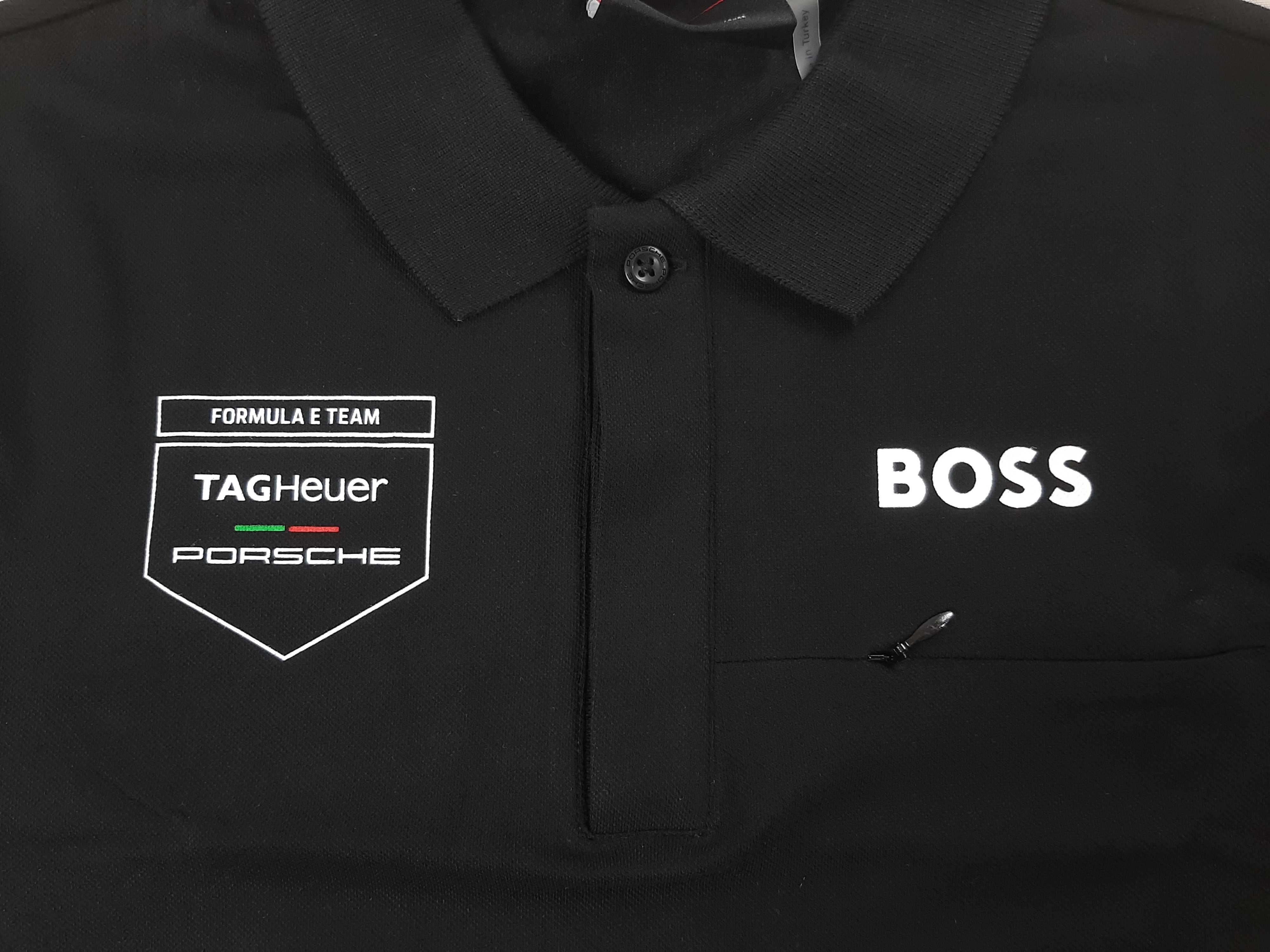 Porsche Motorsport x Boss Team Polo - Оригинална мъжка тениска с яка