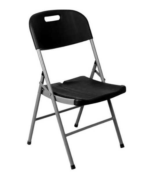 Метален сгъваем кетъринг стол 47 x 58 x 87 см Гарантирано качество!