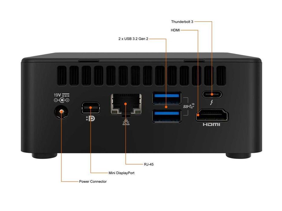Мини Пк Mini Pc intel Nuc 11 Core i5-1135G7  16GB DDR4 500GB SSD