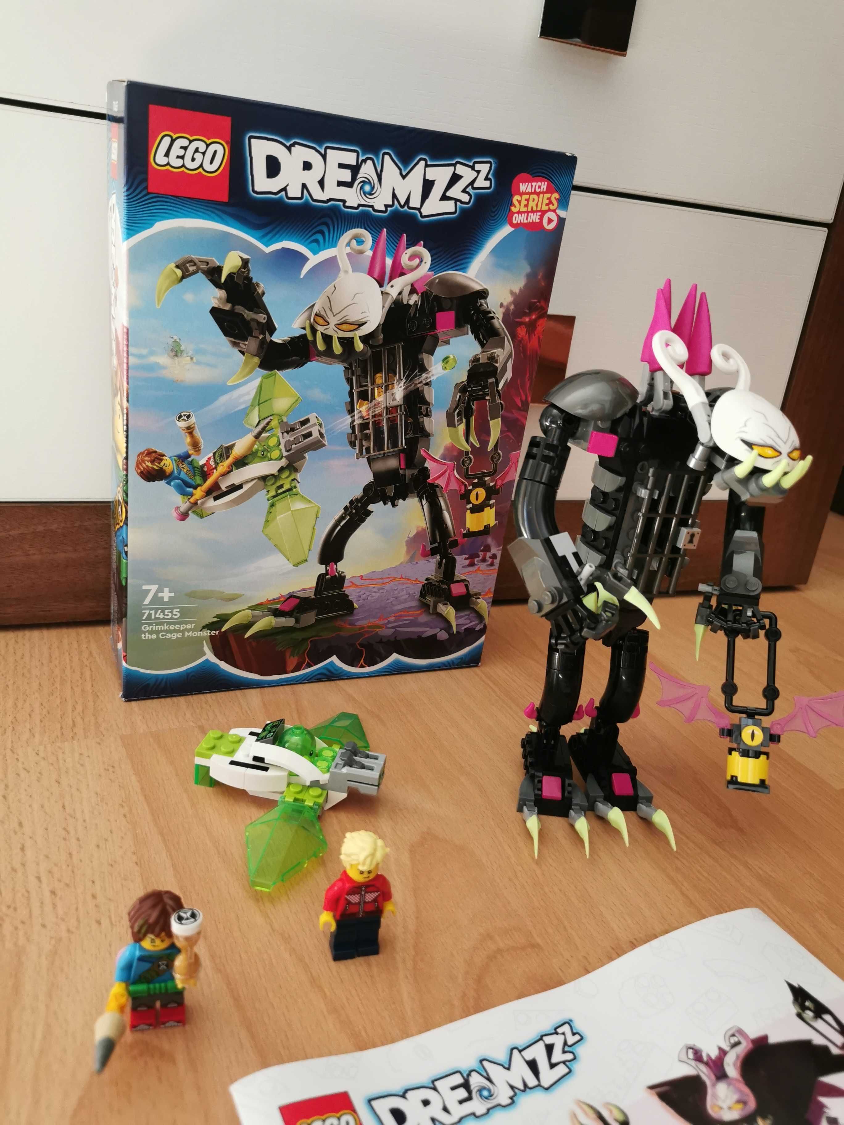 Vand LEGO Dreamzz 71455 Grimkeeper monstrul cusca, in stare impecabila