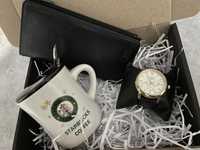Подарочный боксы подарок мужчине родным набор подарков портмоне часы
