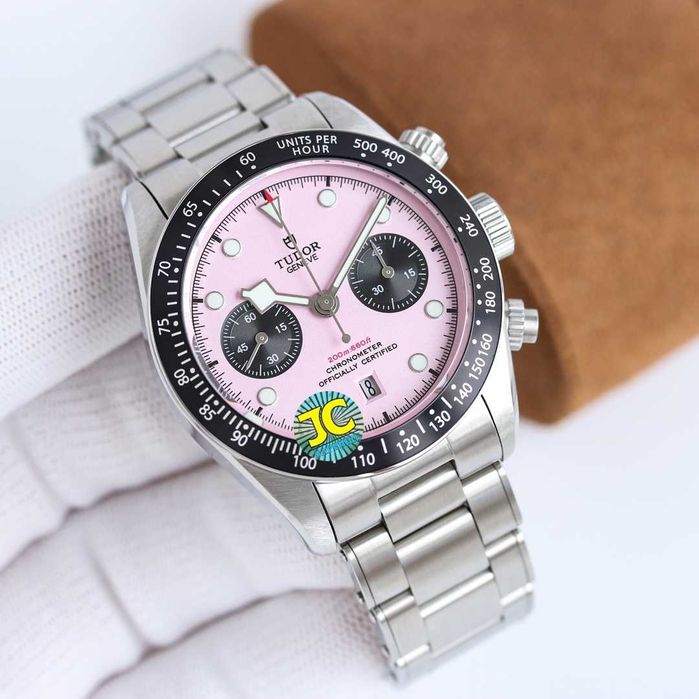 Ceas barbatesc automat Tudor Black Bay Chrono Pink