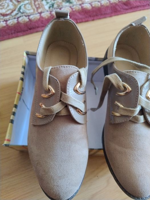 Pantofi piele intoarsa