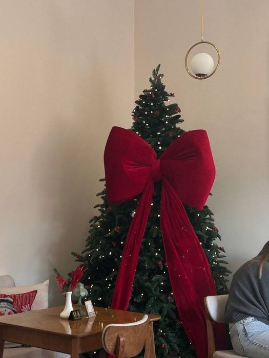 Бант большой для елки