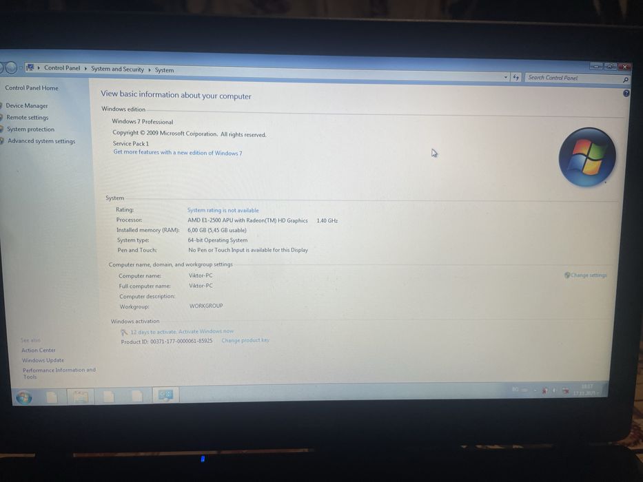 Acer Aspire ES1-520-33U5