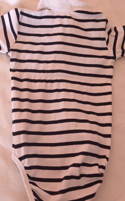 Body cu papion Hm si set de 2 perechi de pantaloni marime 86-92