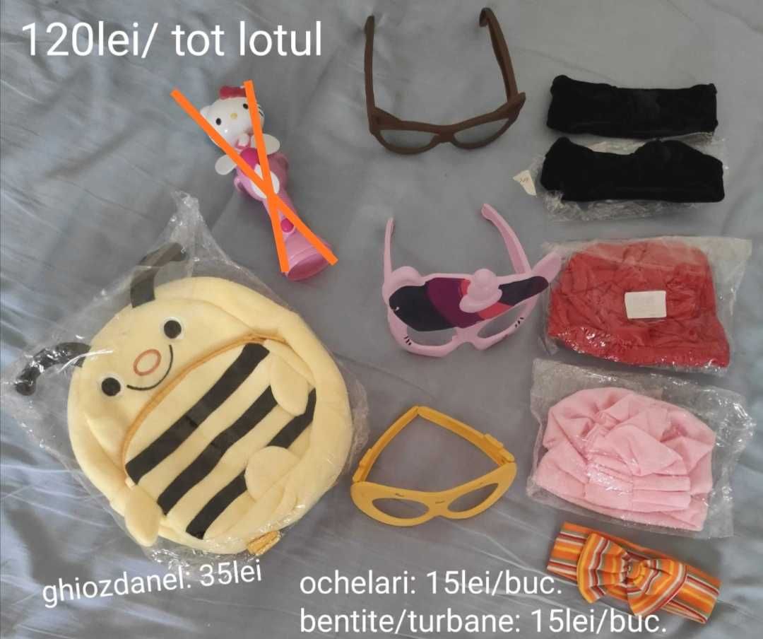 SET jucarii/bentite/ochelari/sepci Spiderman Transformers Hello Kitty