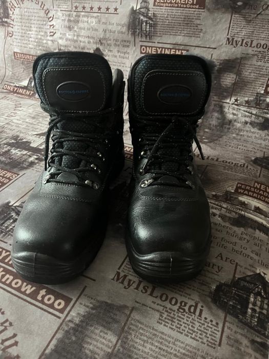 Ботинки рабочие зимние б/у кожаные 41 р