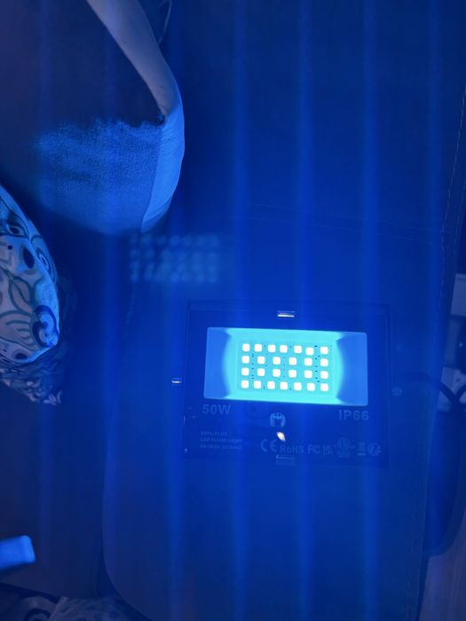 50w Led прожектор със сменяеми цветове