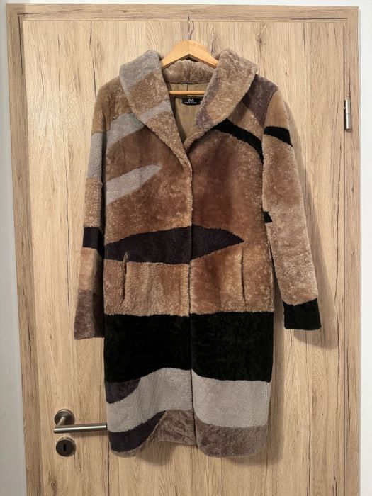 Palton din blana naturala de miel merinos A&A vesa