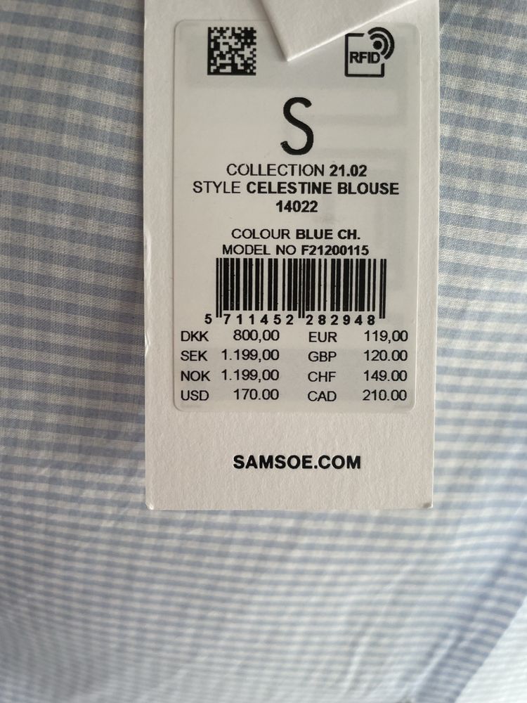 Camasa Samsoe cu eticheta