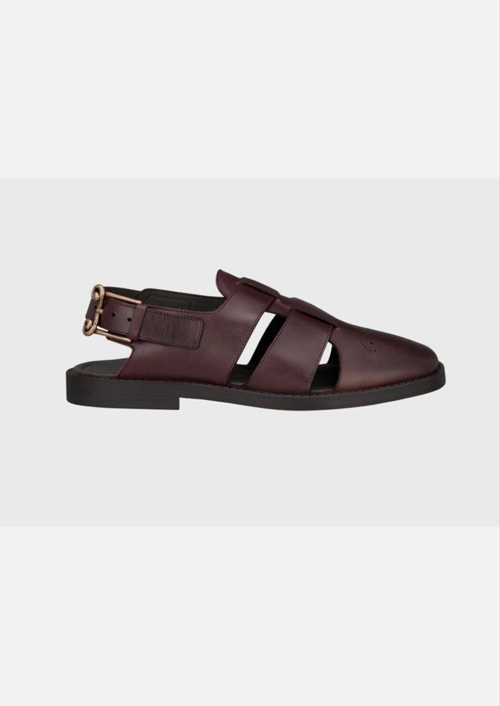 ZARA Man 2024, Leather sandals