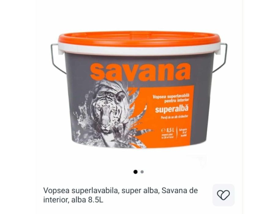 vopsea lavabila interio SAVANA