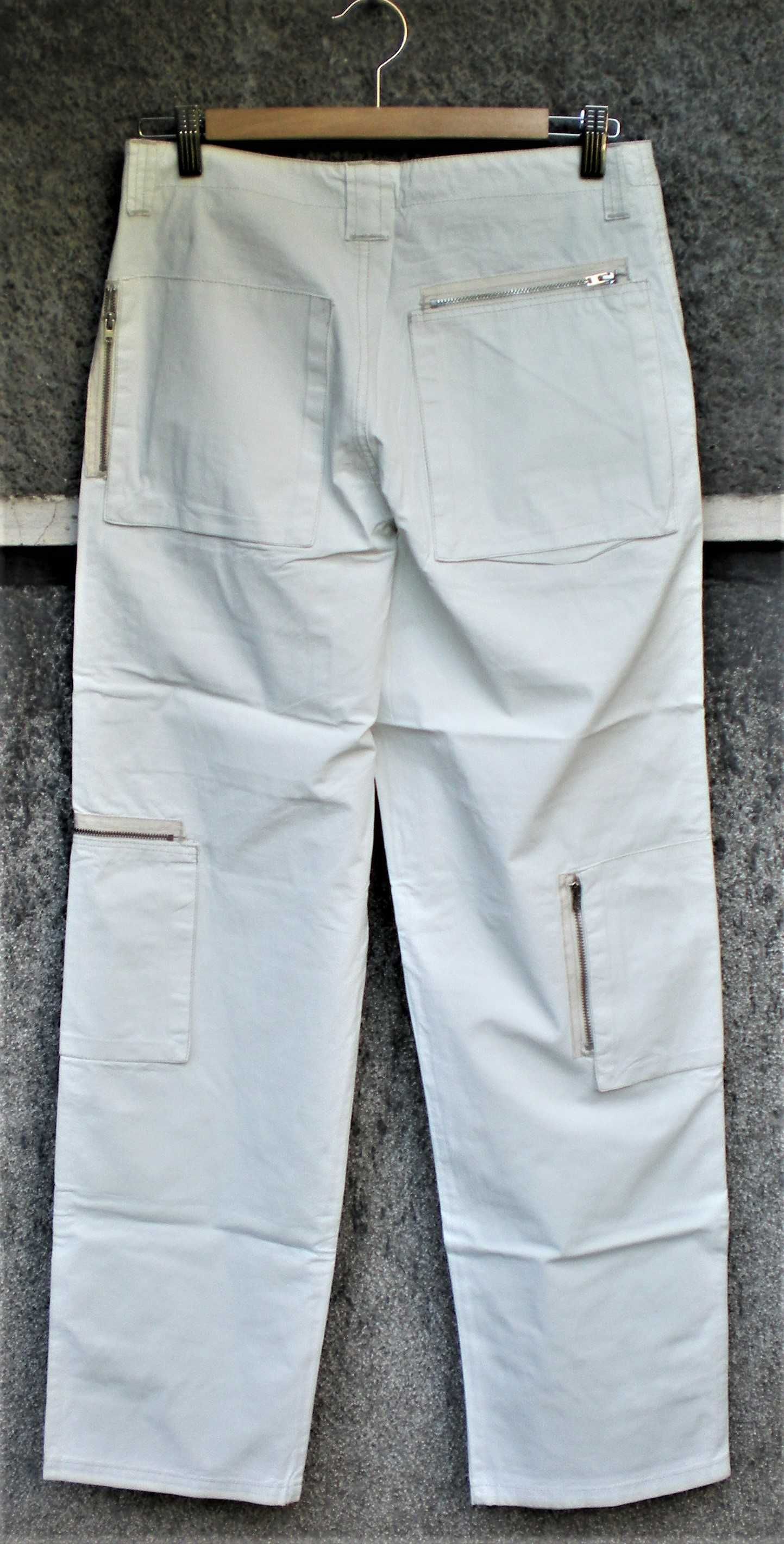 Pantaloni băieţi din poplin ALB_talia L, M, S, 7/8_brand „COTTON Belt”