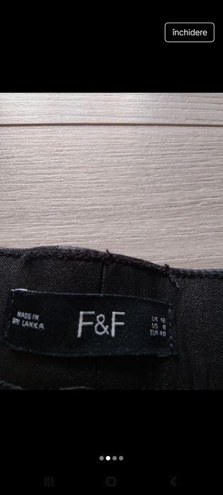 Vand pantaloni imitatie piele