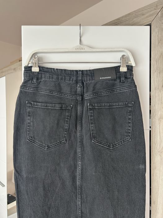 Дънкова пола Stradivarius и рокля  H&M