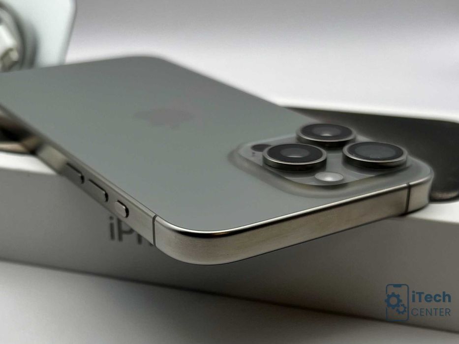 iPhone 15 Pro MAX, 512GB, 100% батерия, КАТО НОВ, 1г. пълна ГАРАНЦИЯ!