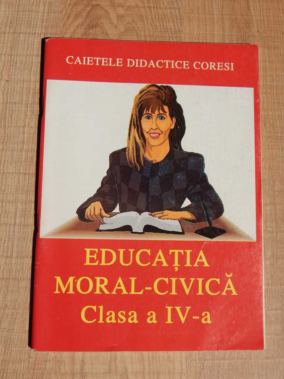 Caiet educatie moral-civica cls IV E Sincan V Enache Coresi 1997