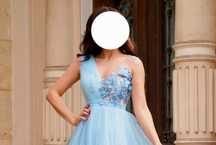 Rochie tulle bleu