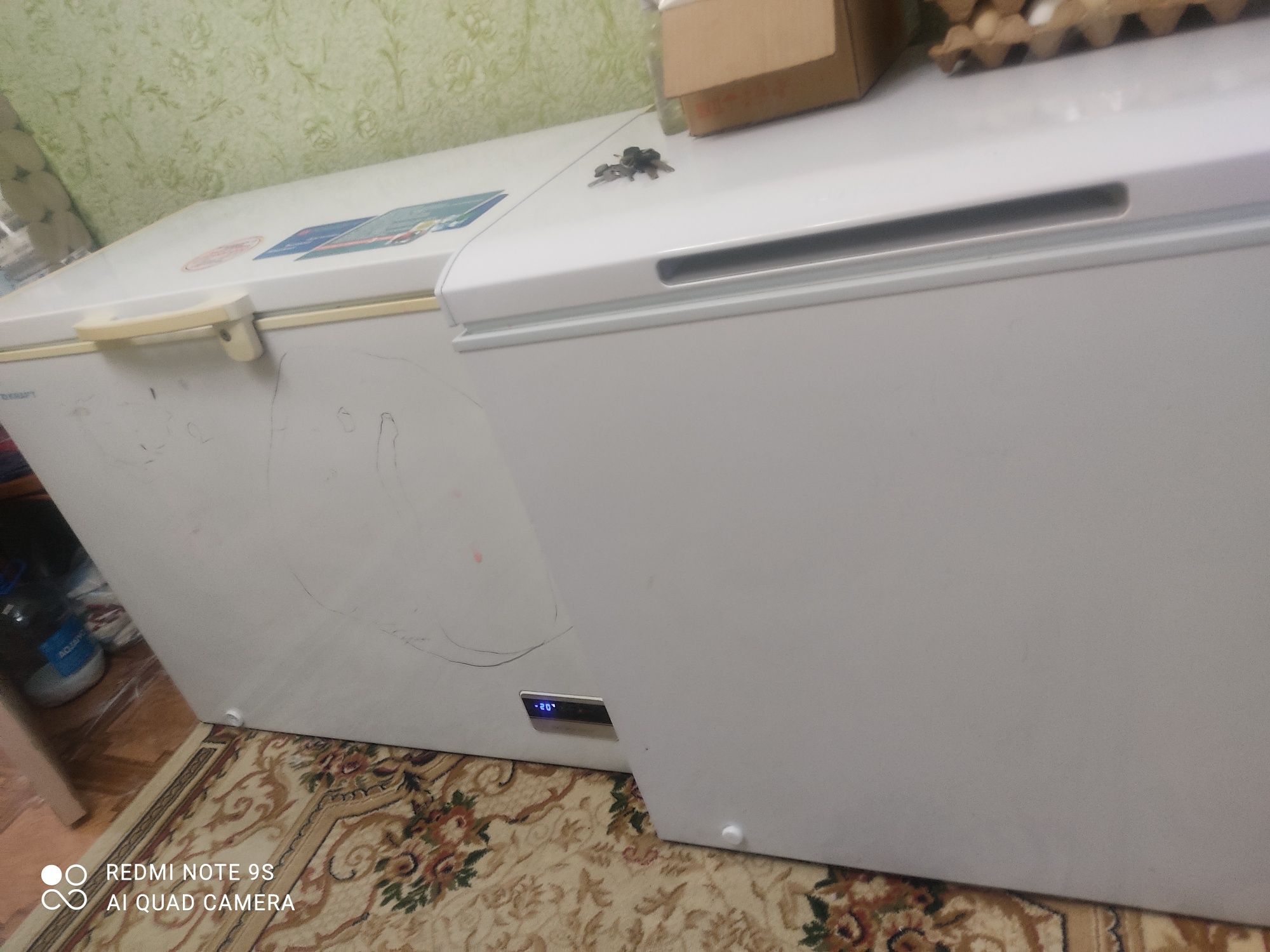 Морозильник  в хорошем состоянии