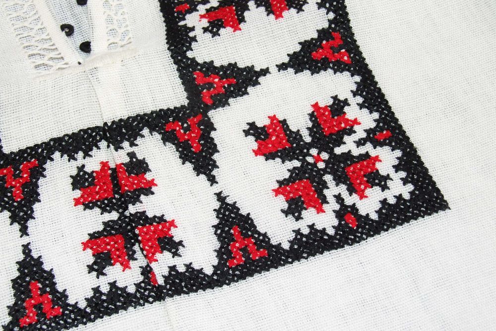 Camasa traditionala (ie) mas. 44, panza bumbac tesuta la razboi