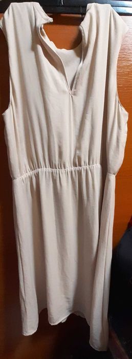 Rochie lungime medie, bej h&m