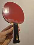 Paletă ping pong Sanwei T5000+Loki3 | ofensivă si efect