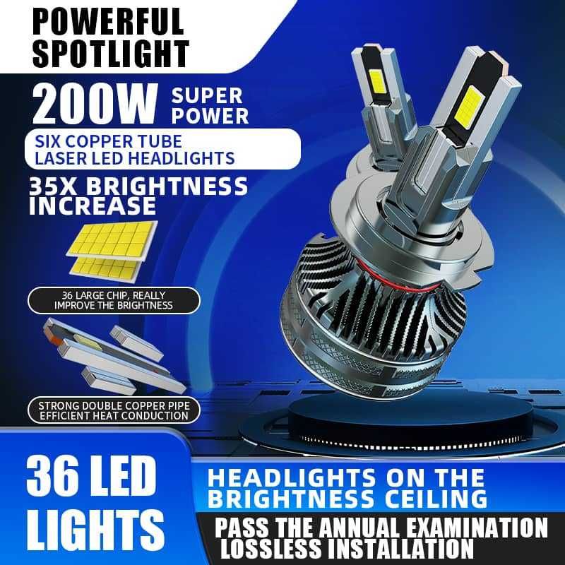 LED Крушки НB4 (9006) 100w 10000LM,12-24v canbus 1 ГОДИНА ГАРАНЦИЯ