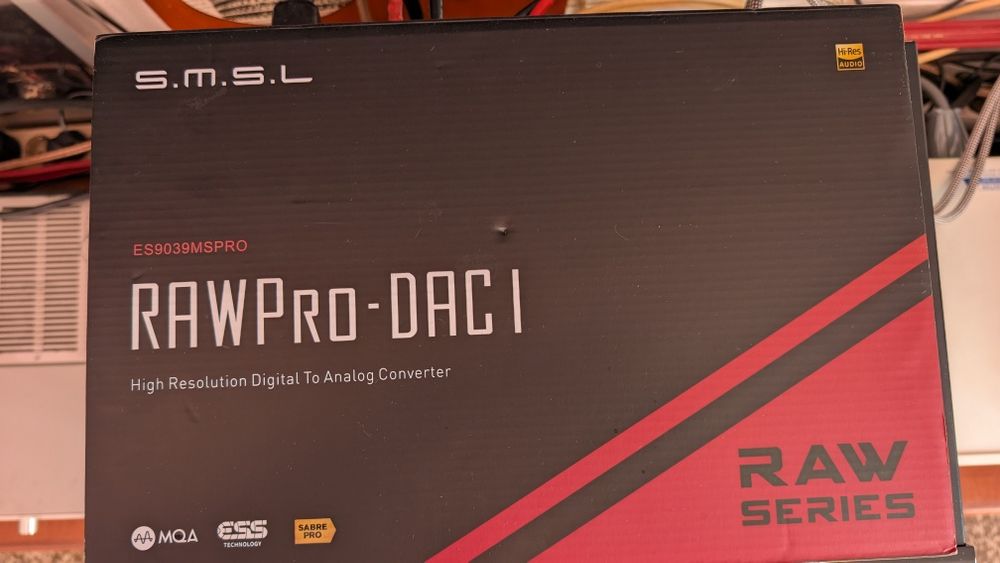Smsl raw pro dac1 ( schimb) dac de top nou ES 9039msPro