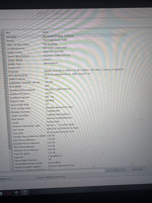 Calculator ASUS All-in-One Vivo AiO V221IC