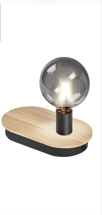 Lampa tactila Ledvance Decor Wood cu port usb