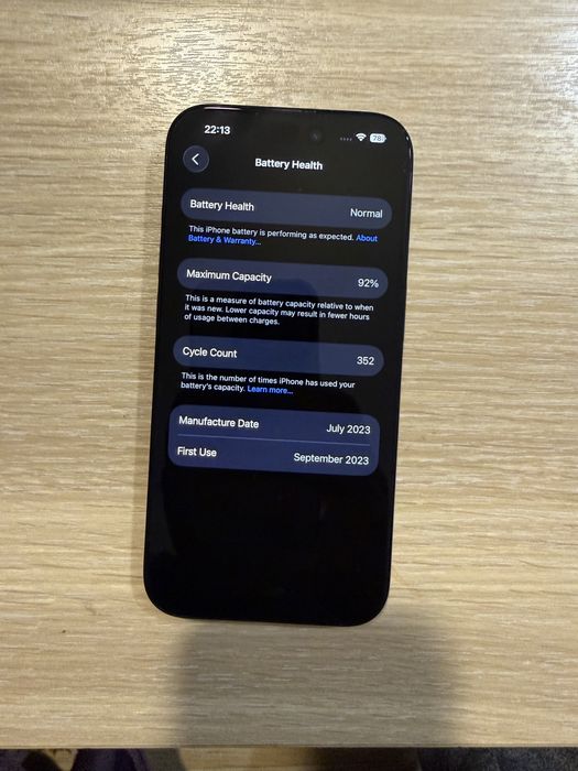 iPhone 15 pro, 128 GB
