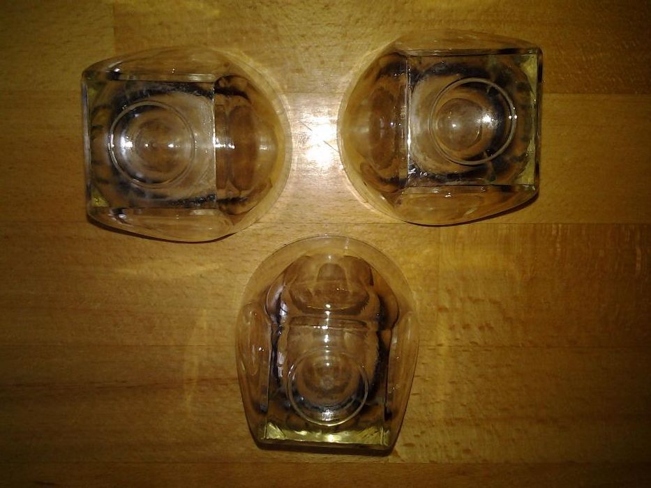 Set 3 Pahare sticla aperitiv 6 cm