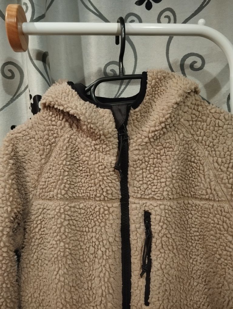 Vintage geacă jachetă fleece teddybear Brandit S