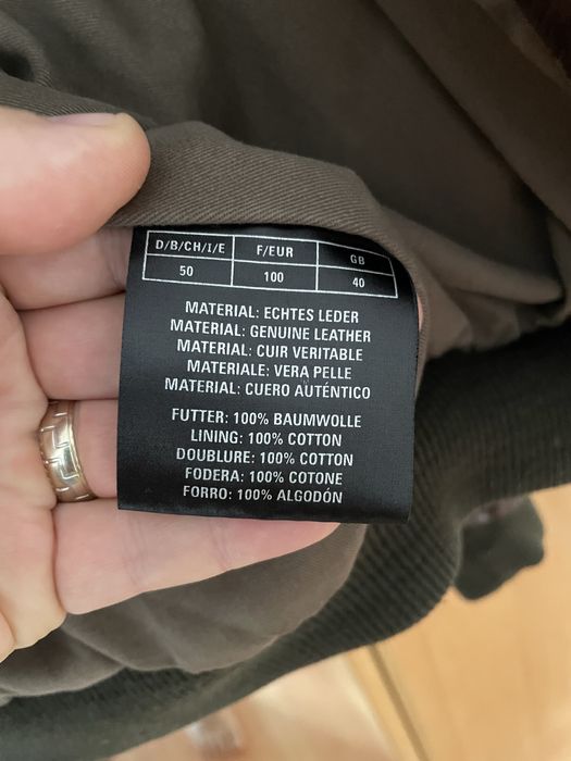 Geaca piele naturala marimea 50