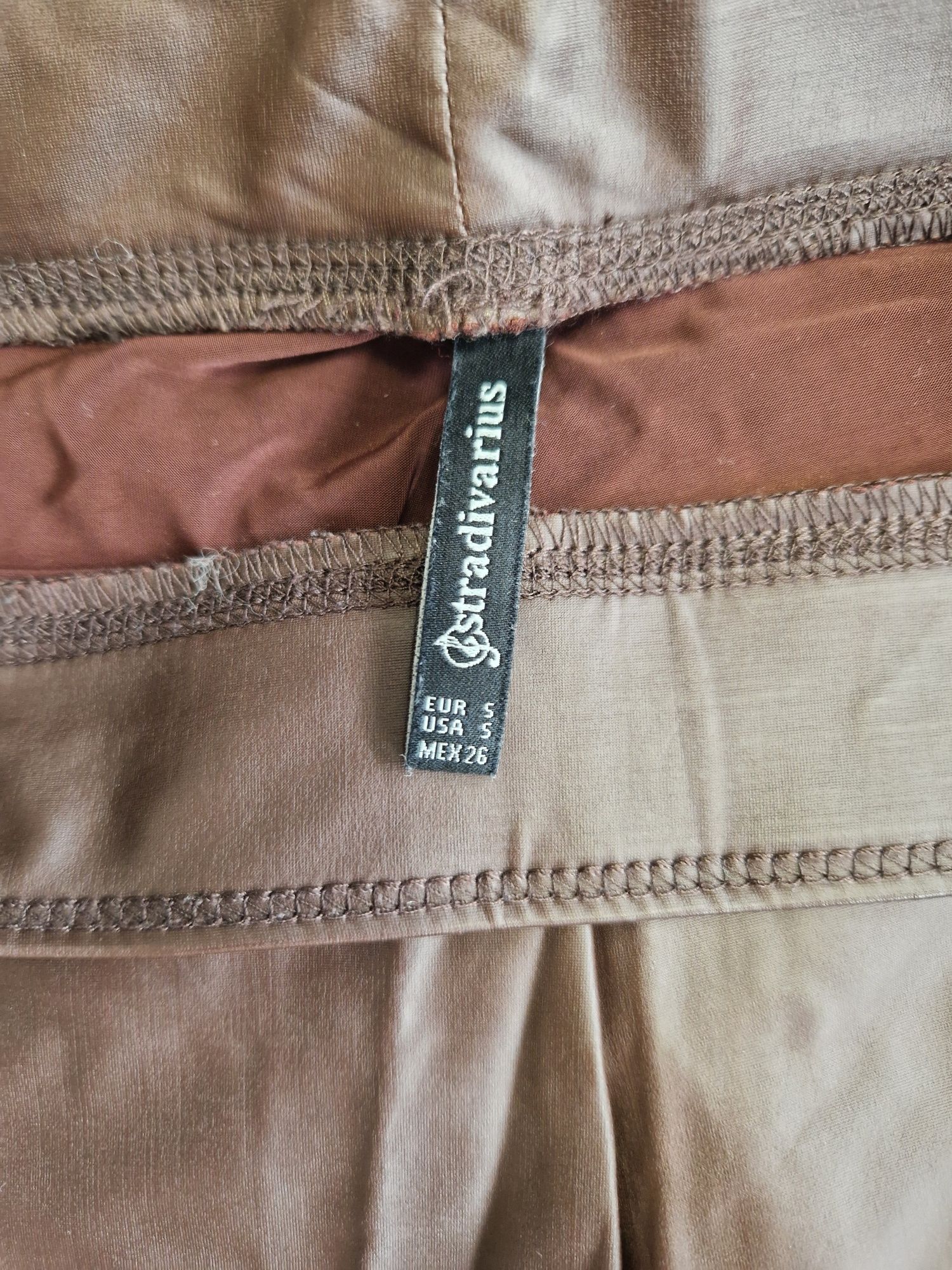 Colanti imitație de piele stradivarius