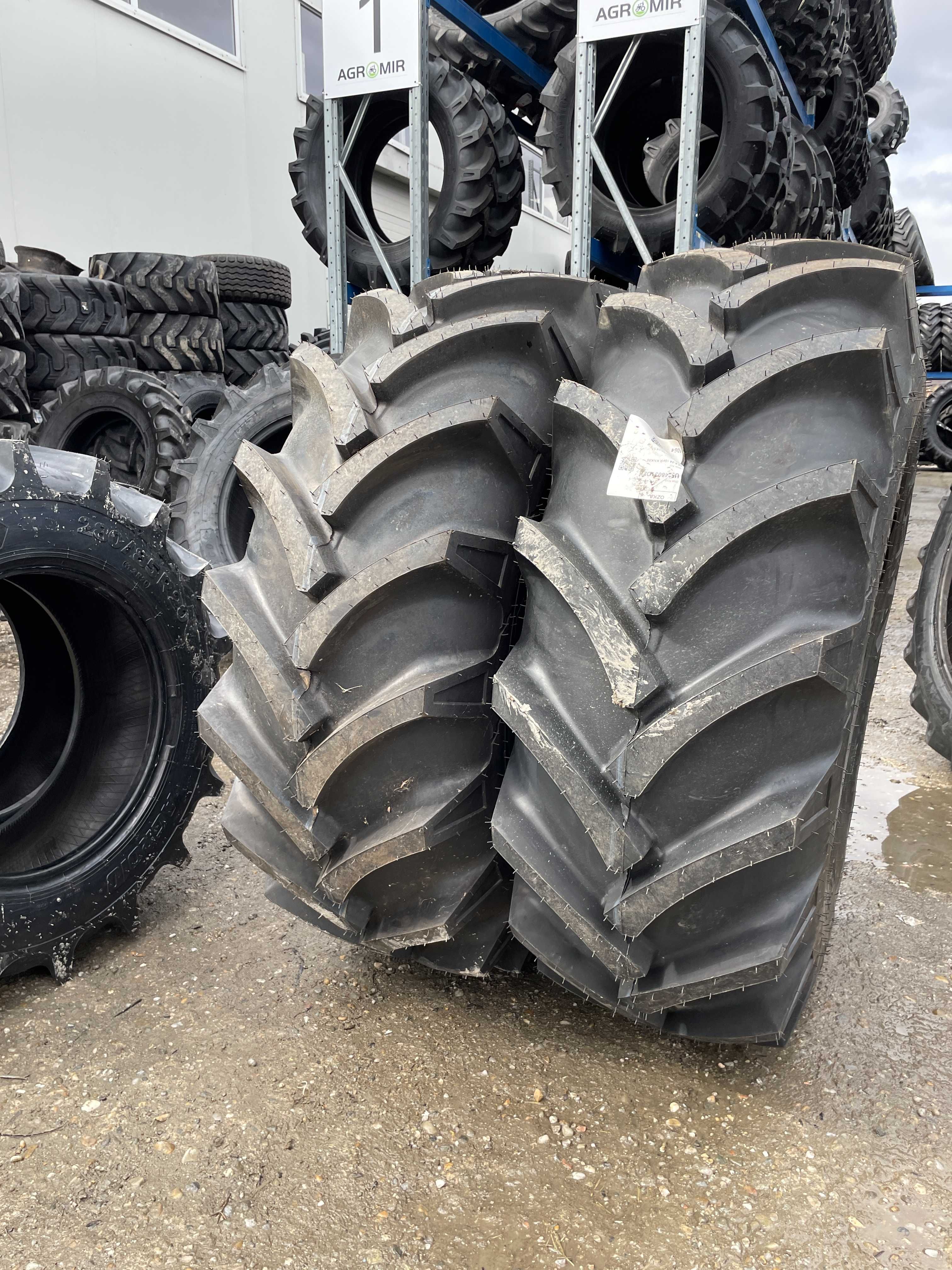 16.9-24 cu 10 pliuri anvelope noi marca OZKA pentru tractor fata