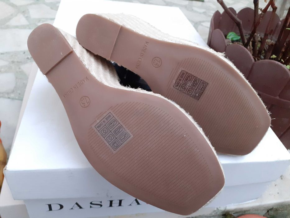 Sandale Piele naturală Steve Madden NOI talpă de cânepă iută împletită