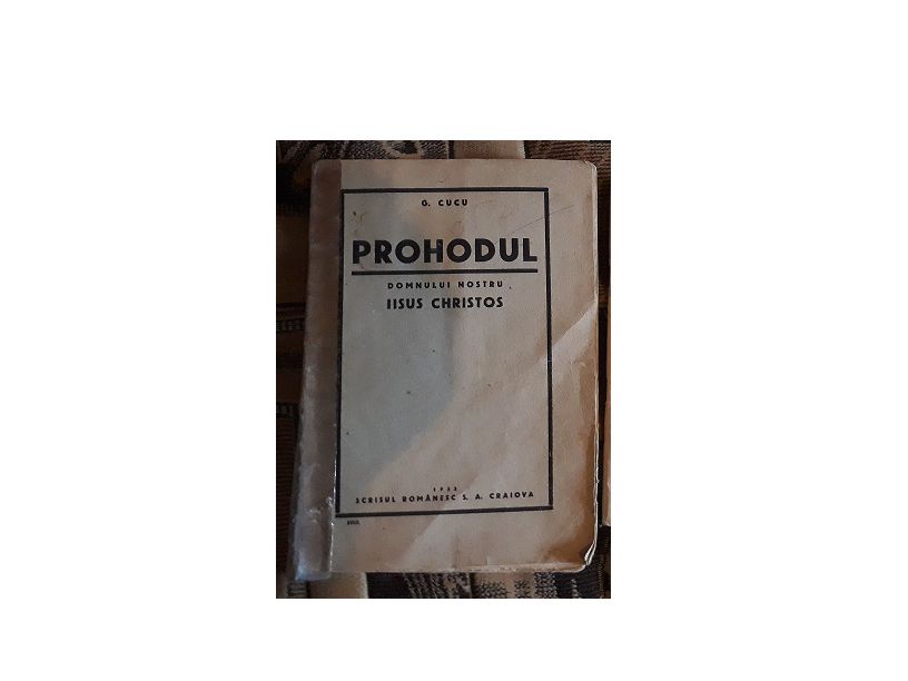 carticica brosura bisericeasca veche , 1933 , PROHODUL