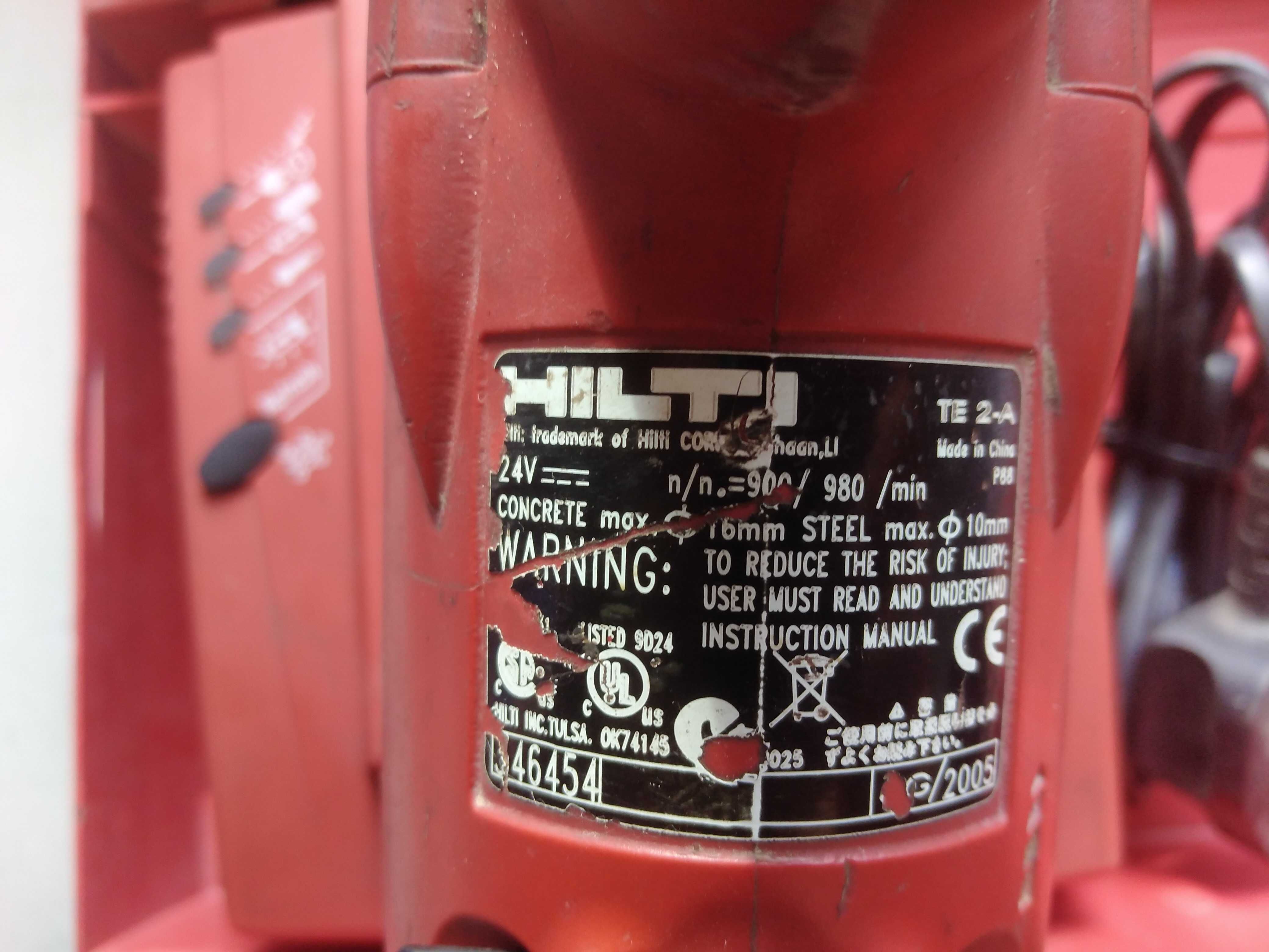 Перфоратор - HILTI TE 2-A /  24 V N=2